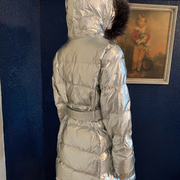 Michael Kors puffer short coat w belt new w tags - Picture 5 of 9